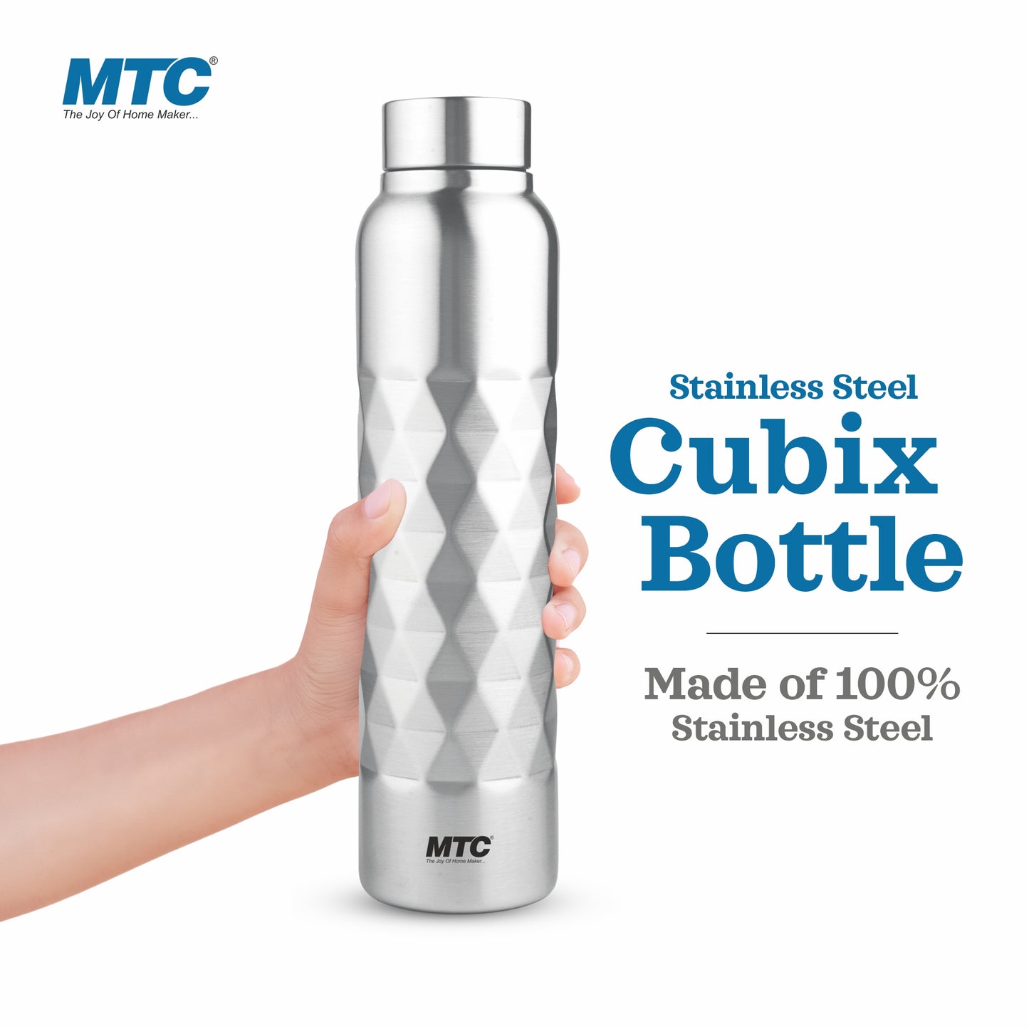 Stainless Steel Fridge Bottle Cubix