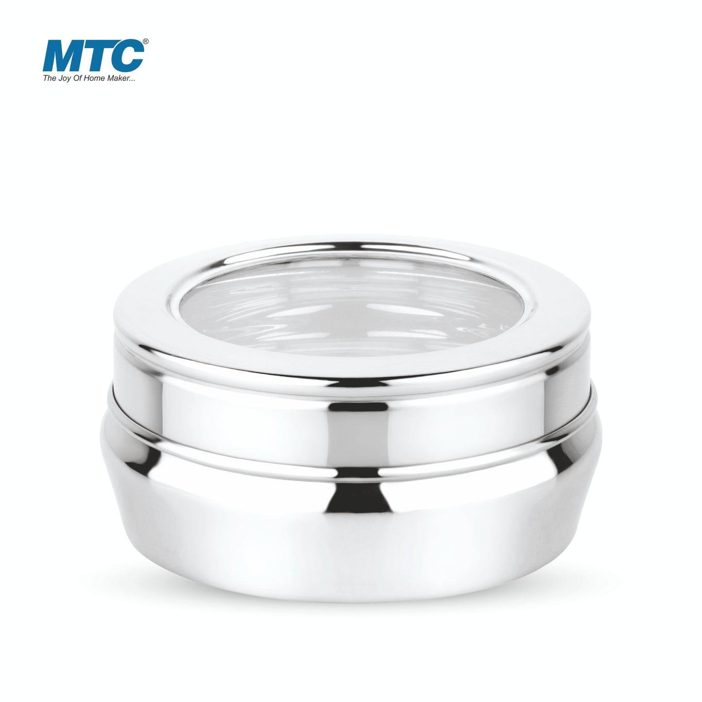 Stainless Steel Storage Container With See Through Lid  | Slim and Sleek Puri Chocolate Canisters | Namkeen Storage Dabba For Kitchen | Steel Multipurpose Storage Box