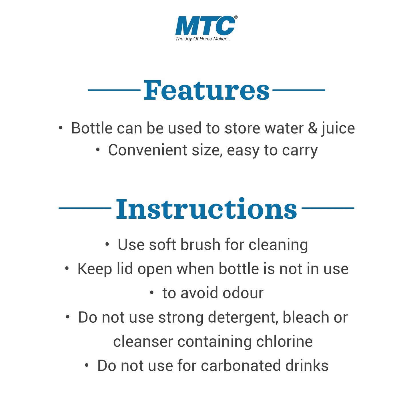 Stainless Steel Fridge Bottle Wava